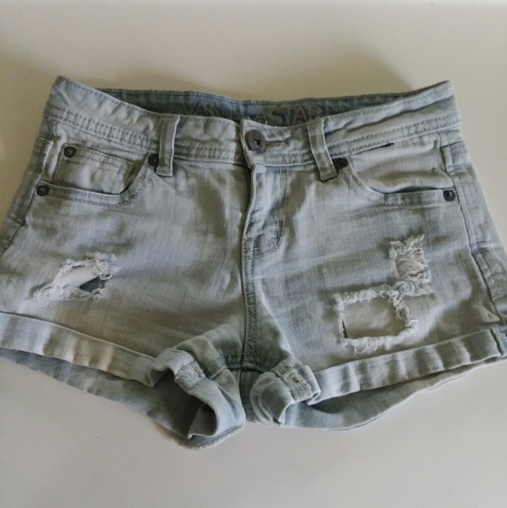 Vanilla star shorts, light blue, size 1.